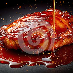 A tangy and slightly sweet BBQ glaze, perfect for chicken or pork chops