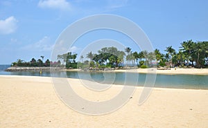 Tanjong beach, Sentosa island, Singapore