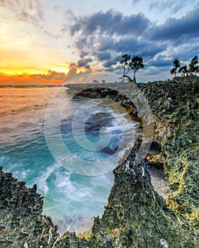 sunset at lemo-lemo beach bulukumba South Sulawesi photo