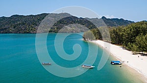 Tanjung Rhu Beach, Malaysia in summer