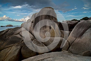 Tanjung Tinggi beach, Belitung Regency, Bangka Belitung Islands, Indonesia