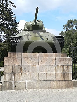 tank 300 front, statue Berlin, Germany