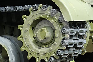 Tank Caterpillar Tread with Wheels