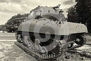 Tank in Colleville-sur-Mer, Normandy