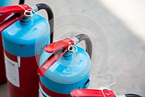 Tank of fire extinguisher for industrial refinery crude oil and gas in industrial