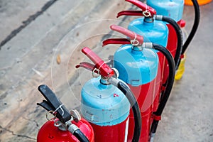 Tank of fire extinguisher for industrial refinery crude oil and gas in industrial