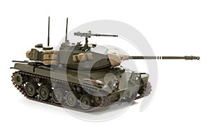 tank model on a white background