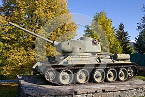 Tank monument, second world war