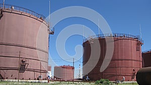 Tank the vertical steel. Capacities for storage of oil products
