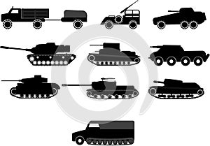 Tank and war machine vehicles