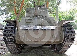 Tank from world war II