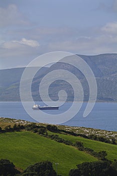 Tanker on Bantry Bay