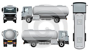 Tanker car template