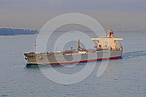 Tanker crude oil carrier ship