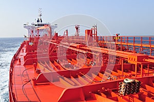 Tanker crude oil carrier ship