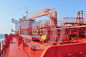 Tanker crude oil carrier ship