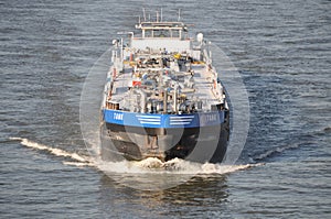 Tanker riverboat