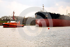 Tanker towing