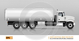 Tanker truck vector illustration