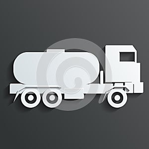 Tanker trucks vector