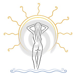 Tanning symbol