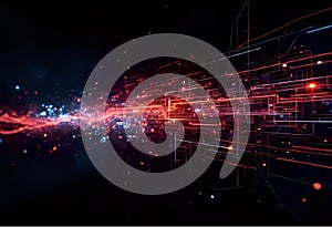 Neural Network Grid - AI Data Explosion