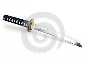 Tanto short Japanese sword photo