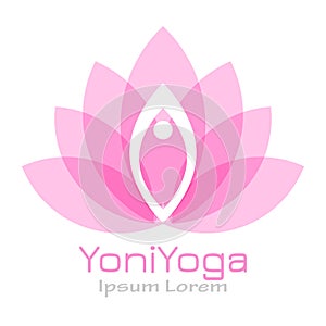 Tantric practices and yoni yoga icon