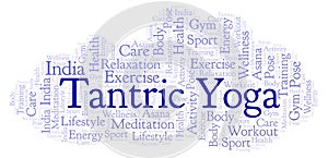 Tantric Yoga word cloud.