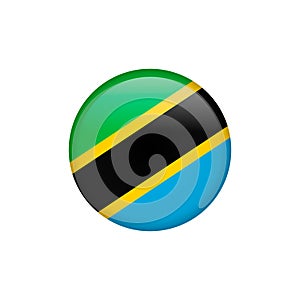 Tanzania flag vector isolated 5