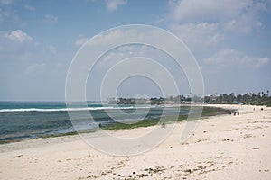 Tanzanian capital Dar Es Salaam beach in Africa photo