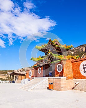 Taoist temple in the Mountain Hengshan(Northern Great Mountain).