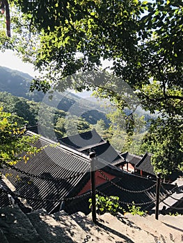 Taoist temple in the mountains
