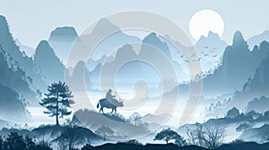 Taoist Wisdom Embodied in Mountainous Landscape