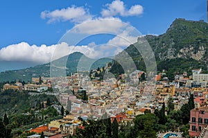 Taormina, beautiful town in Sicily