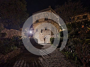 Taormina cer, romantic city in Sicily photo