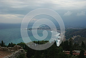 Taormina seascape Italy