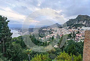 Taormina, Sicily, Italy. Taormina city view