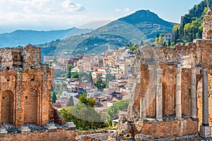 Taormina view. Sicily, Italy