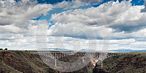 Taos Gorge Bridge in Taos New Mexico