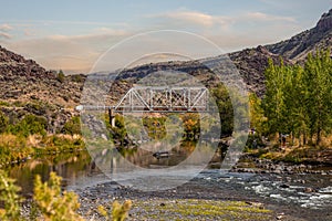 Taos Junction Bridge in Pilar, Taos County, New Mexico