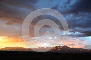 Taos Monsoon Sunset