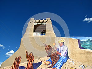 Taos mural