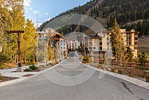 Taos Ski Valley, New Mexico in fall