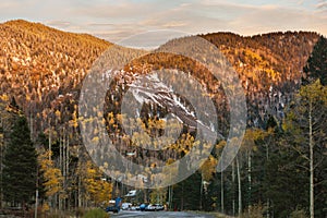 Taos Ski Valley, New Mexico in fall