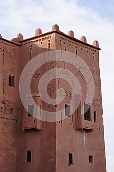 Taourirt kasbah in Ouarzazate, Morocco