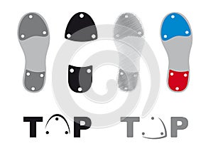 Tap dance shoes vector