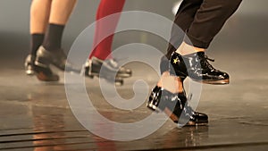 Tap dancers on the stage