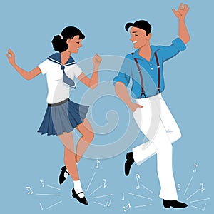 Tap Dancing couple