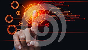 Tap into the future of data control with an advanced digital interface.